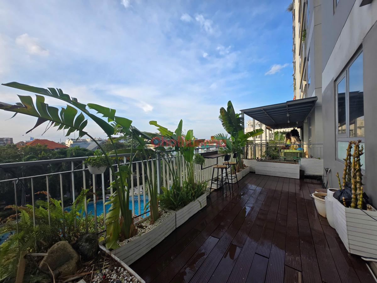 Chính chủ cho thuê căn hộ sân vườn Opal Garden 2PN, Full nội thất, view hồ bơi đẹp nhất khu - 15tr