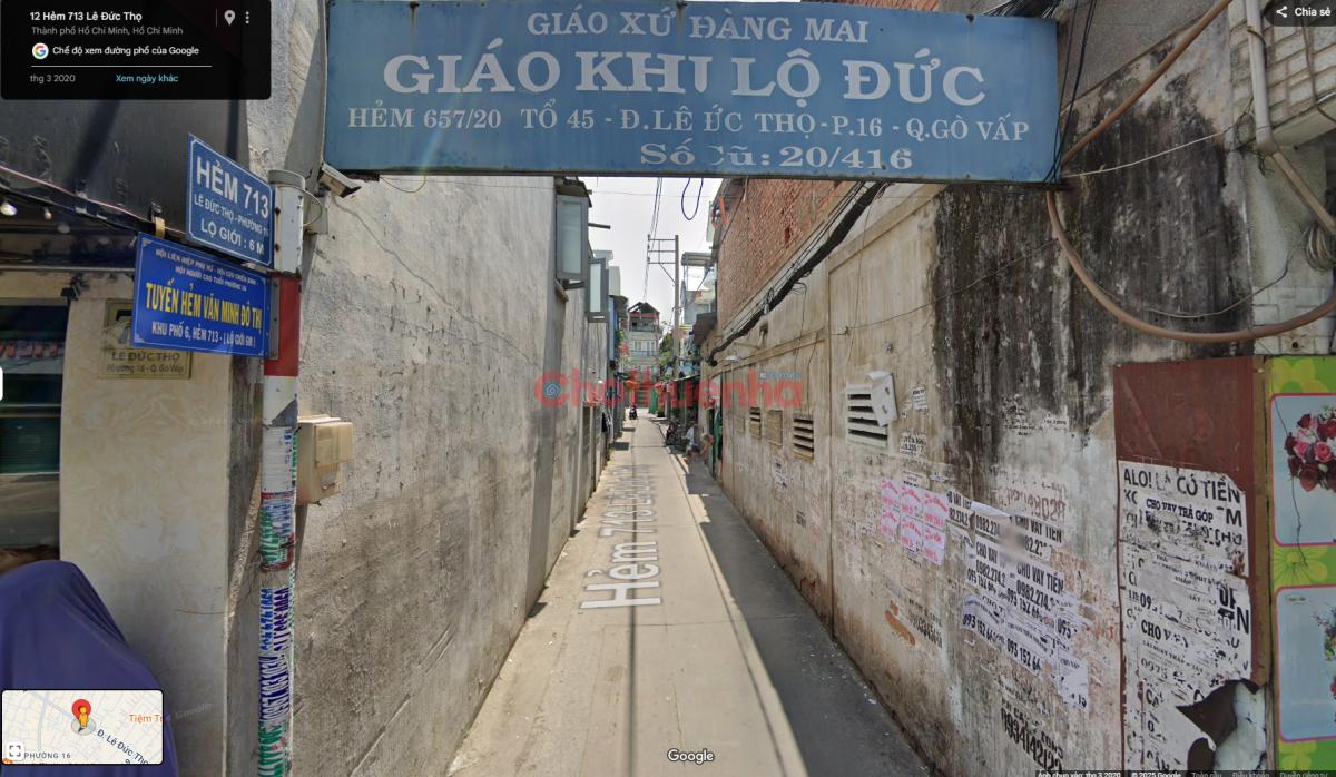 🏡 CHO THUÊ NHÀ NGUYÊN CĂN 80m² – HẺM XE HƠI – NGAY LÊ ĐỨC THỌ, GÒ VẤP – GIÁ CHỈ 15 TRIỆU/THÁNG