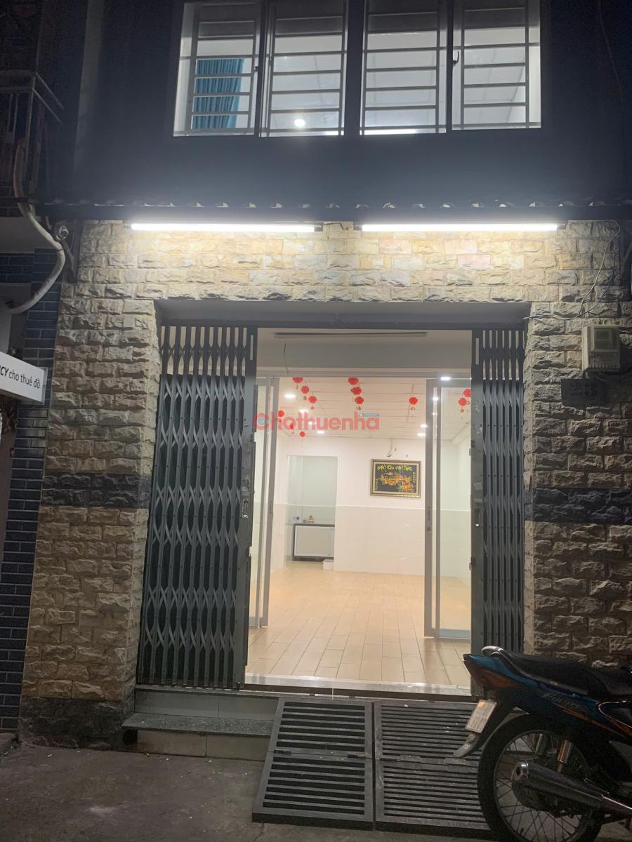 Cho thuê nhà MT 23 Yên Đỗ, Bình Thạnh, 4x12, 1T+1L, gần chợ Bà Chiểu, vừa KD vừa ở