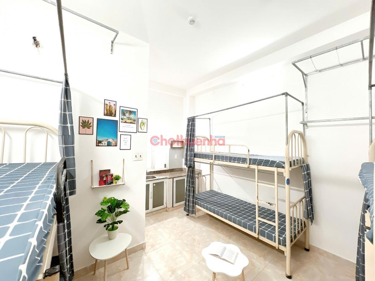 KTX HUỲNH KHUƠNG AN – Gần ĐHCN, Phòng 6 giường, Giá từ 1tr4