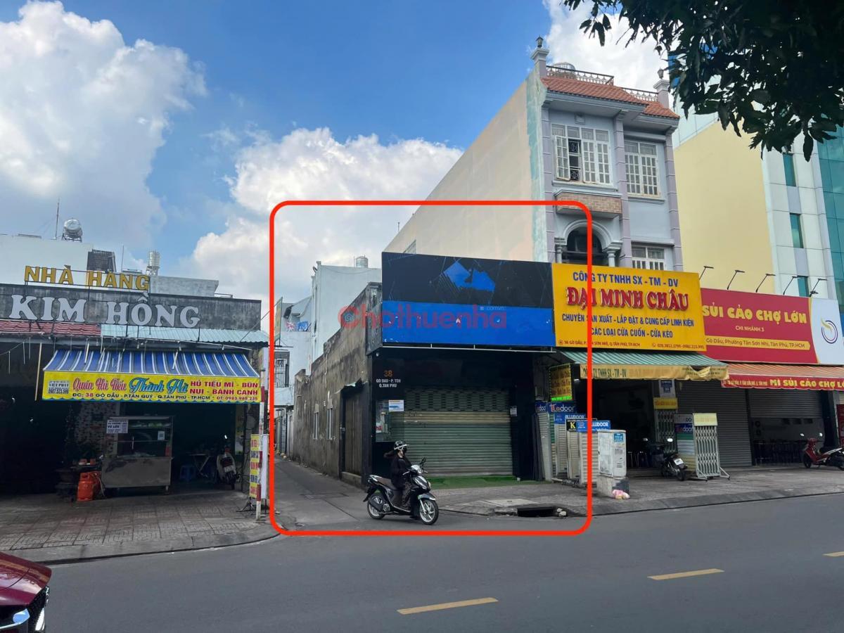 Cho Thuê Nhà GÓC 2 Mặt Tiền 38 Gò Dầu, Phường Tân Sơn Nhì, Quận Tân Phú