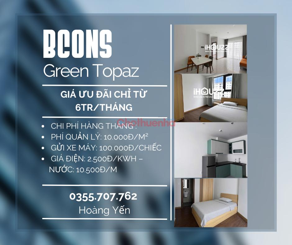 Cho thuê Dự án Bcons GreenTopaz - Bcons City