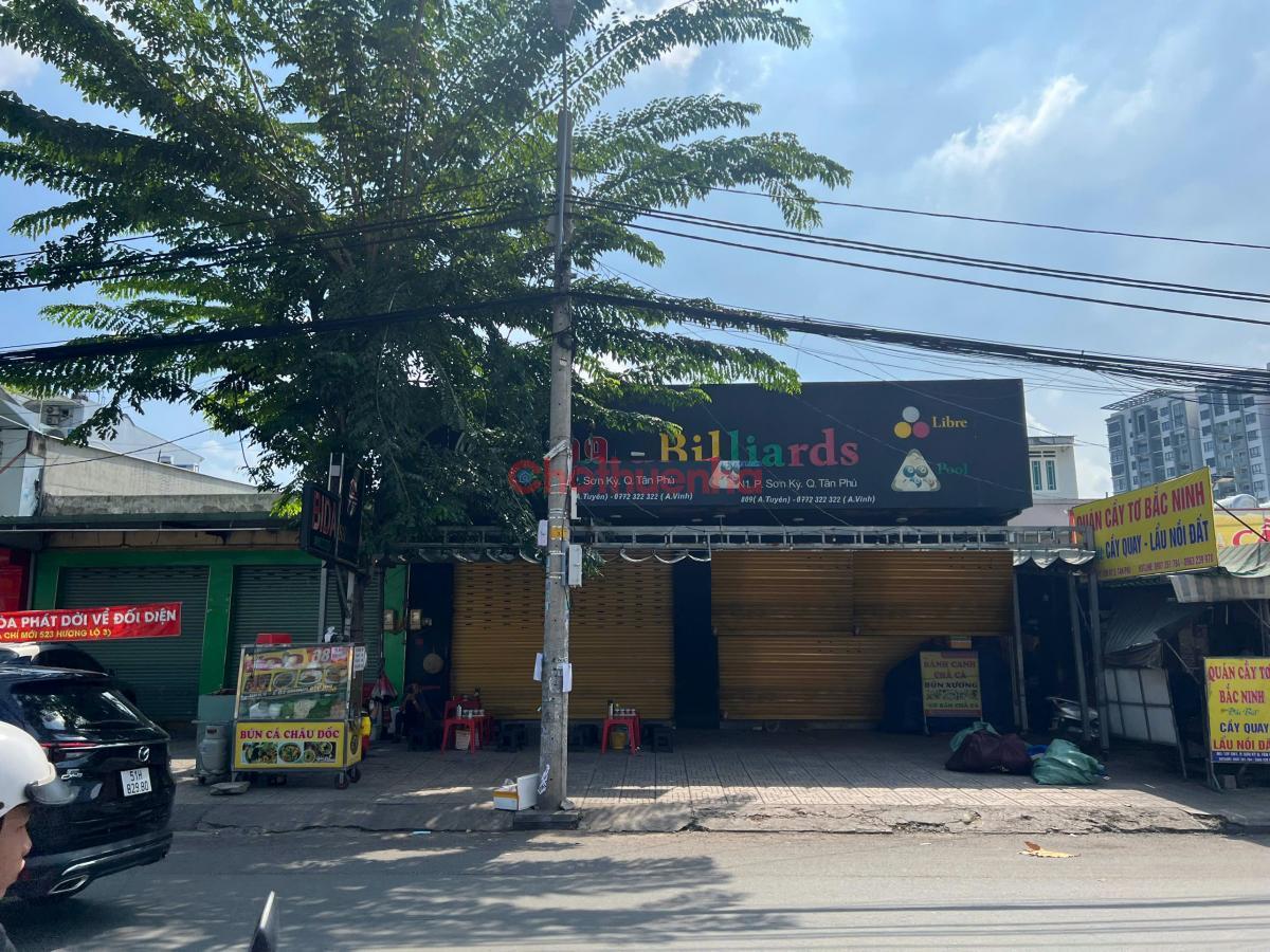 Cho Thuê Nhà Mặt Tiền số 12 CN1, Phường Sơn Kỳ, Quận Tân Phú. Ngang 12m trống suốt. Ngay chung cư