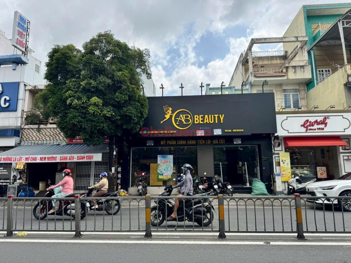 Cho Thuê Nhà Mặt Tiền 220 - 222 Hoà Bình, Phường Hiệp Tân, Quận Tân Phú