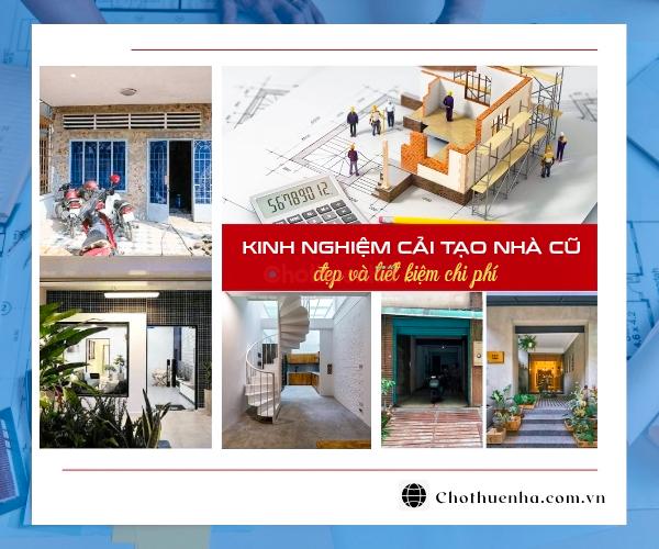 Kinh nghiệm cải tạo nhà cũ đẹp và tiết kiệm chi phí