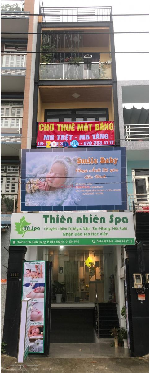 CHO THUÊ MẶT BẰNG TẦNG 1, 2 MẶT TIỀN ĐƯỜNG TRỊNH ĐÌNH TRỌNG, TÂN PHÚ