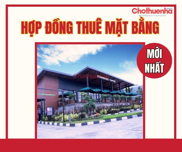 Mẫu hợp đồng thuê mặt bằng ngắn gọn, đơn giản nhất 2024