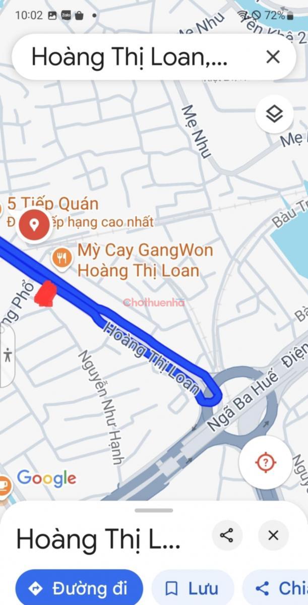 Cho thuê nhà 2 mặt tiền rộng 10m