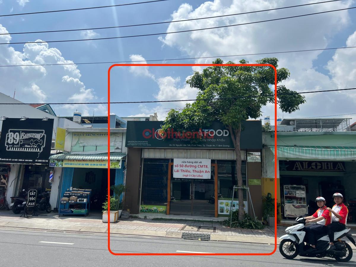 Cho Thuê Nhà Mặt Tiền số 112 Nguyễn Văn Tiết, Lái Thiêu, Thuận An, Bình Dương