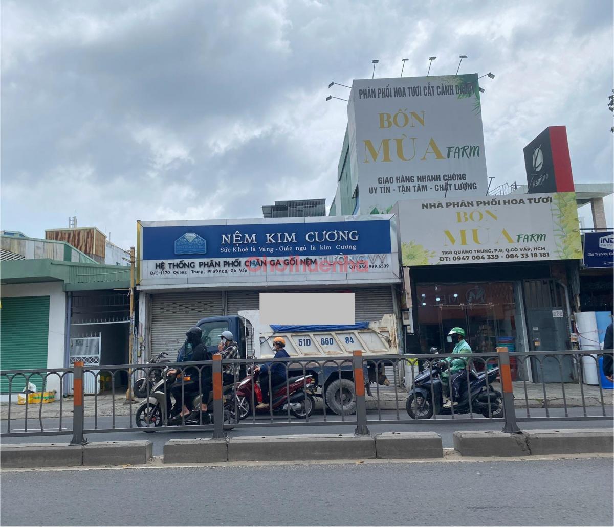 Cho Thuê Nhà Mặt Tiền số 1170 Quang Trung, Phường 8, Quận Gò Vấp. Ngang 8m x Dài 15m