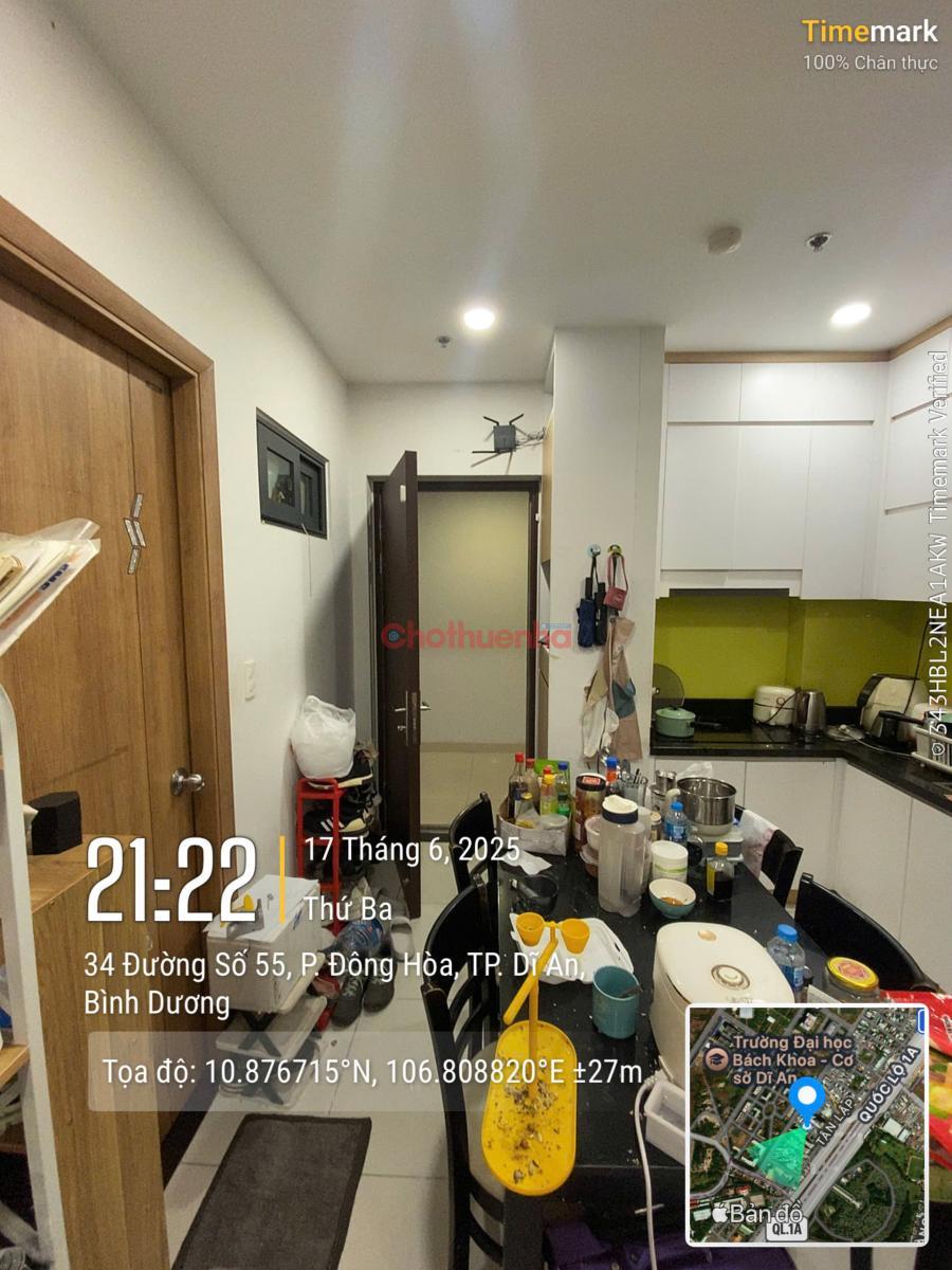 Cho thuê CC Bcons Suối Tiên - 2PN 2WC - 7tr/tháng