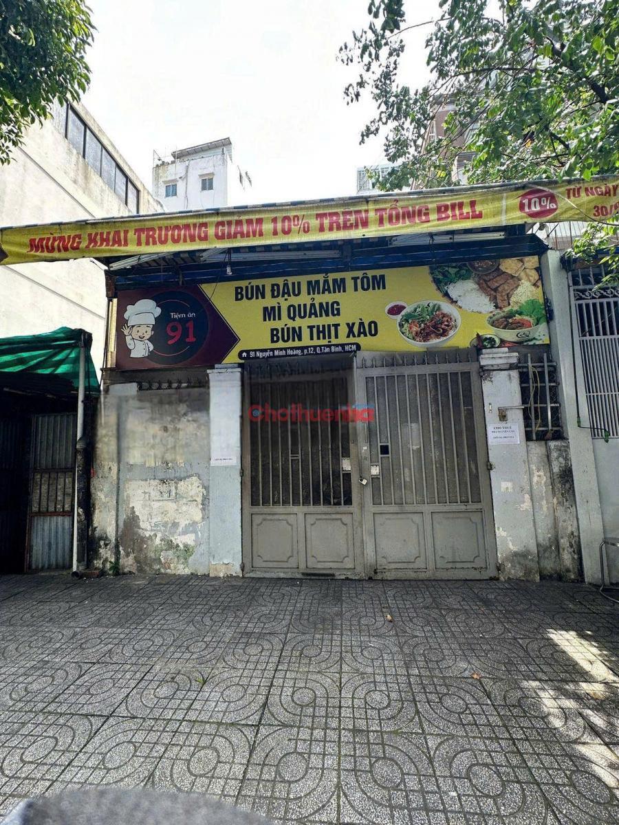 Cho thuê nhà rộng kinh doanh Nguyễn Minh Hoàng P12 Quận Tân Bình